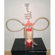 GH057-LT borosilicate glass hookah shisha/nargile/water pipe/with led light/sheesha/narguile